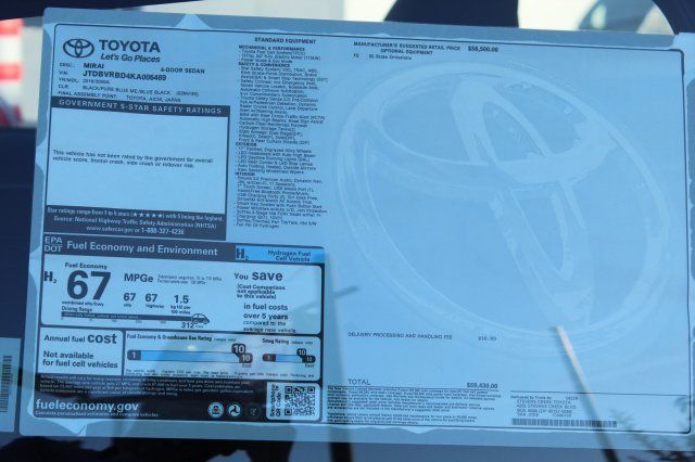 2019 Toyota Mirai