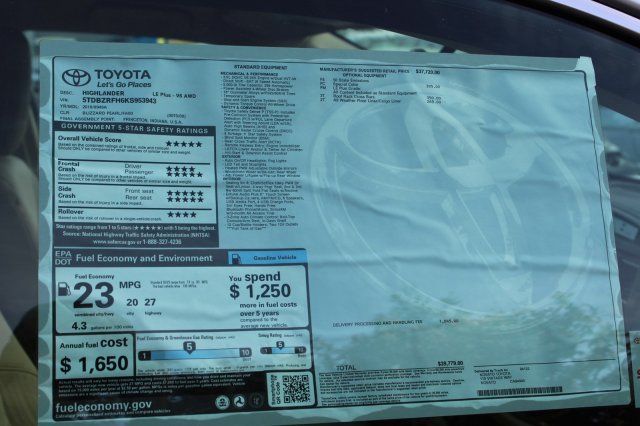 2019 Toyota Highlander