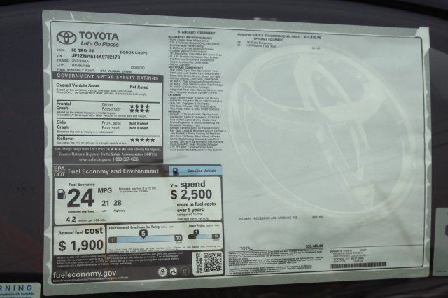 2019 Toyota 86