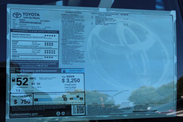 2019 Toyota Prius