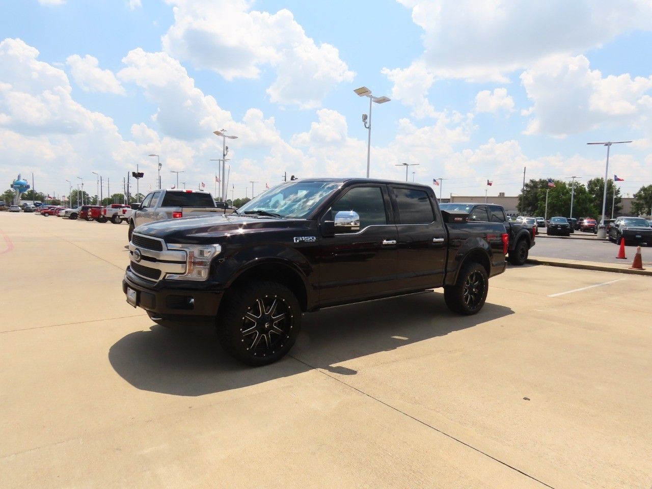 Used 2020 Ford F-150 Platinum with VIN 1FTEW1E41LFA14982 for sale in Spring, TX