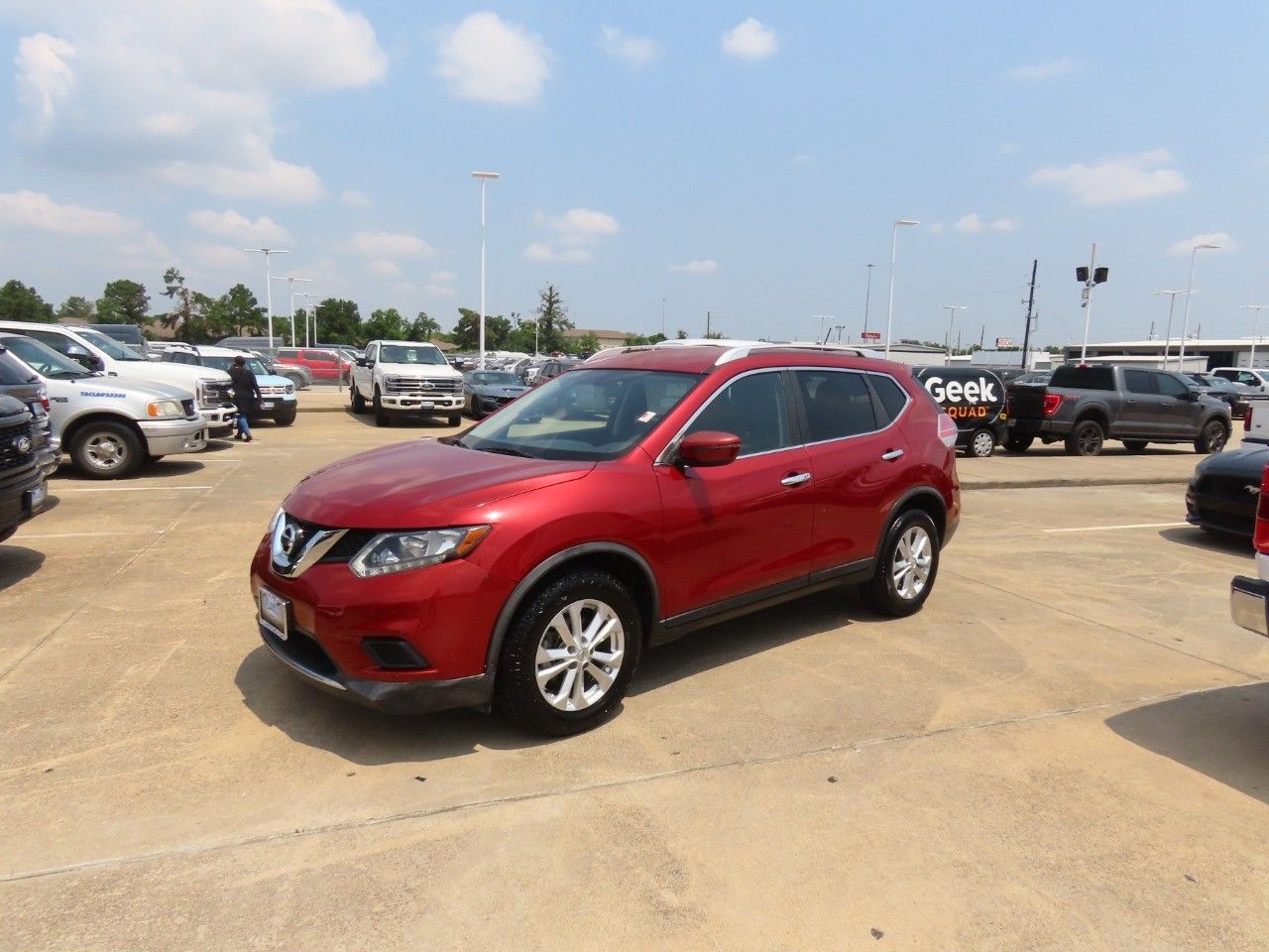 Certified 2016 Nissan Rogue SV with VIN KNMAT2MT6GP715278 for sale in Spring, TX