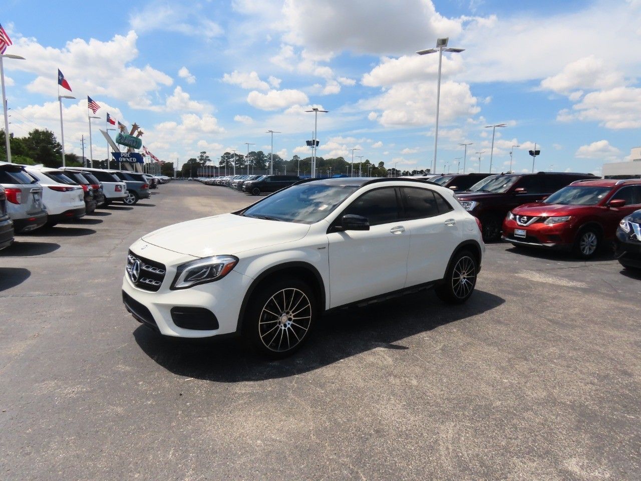 Certified 2018 Mercedes-Benz GLA-Class GLA250 with VIN WDCTG4EB0JJ375984 for sale in Spring, TX