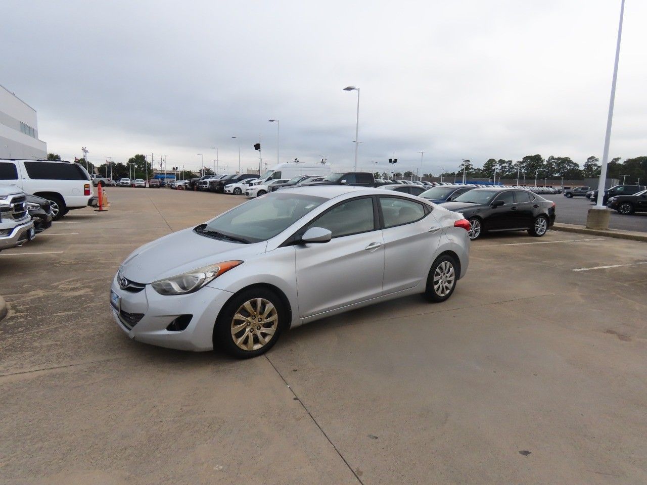 Used 2013 Hyundai Elantra GLS with VIN 5NPDH4AEXDH228348 for sale in Spring, TX