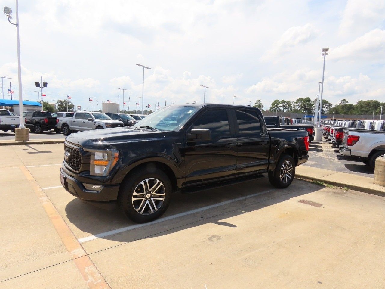 Certified 2023 Ford F-150 XL with VIN 1FTEW1CP3PKE61033 for sale in Spring, TX