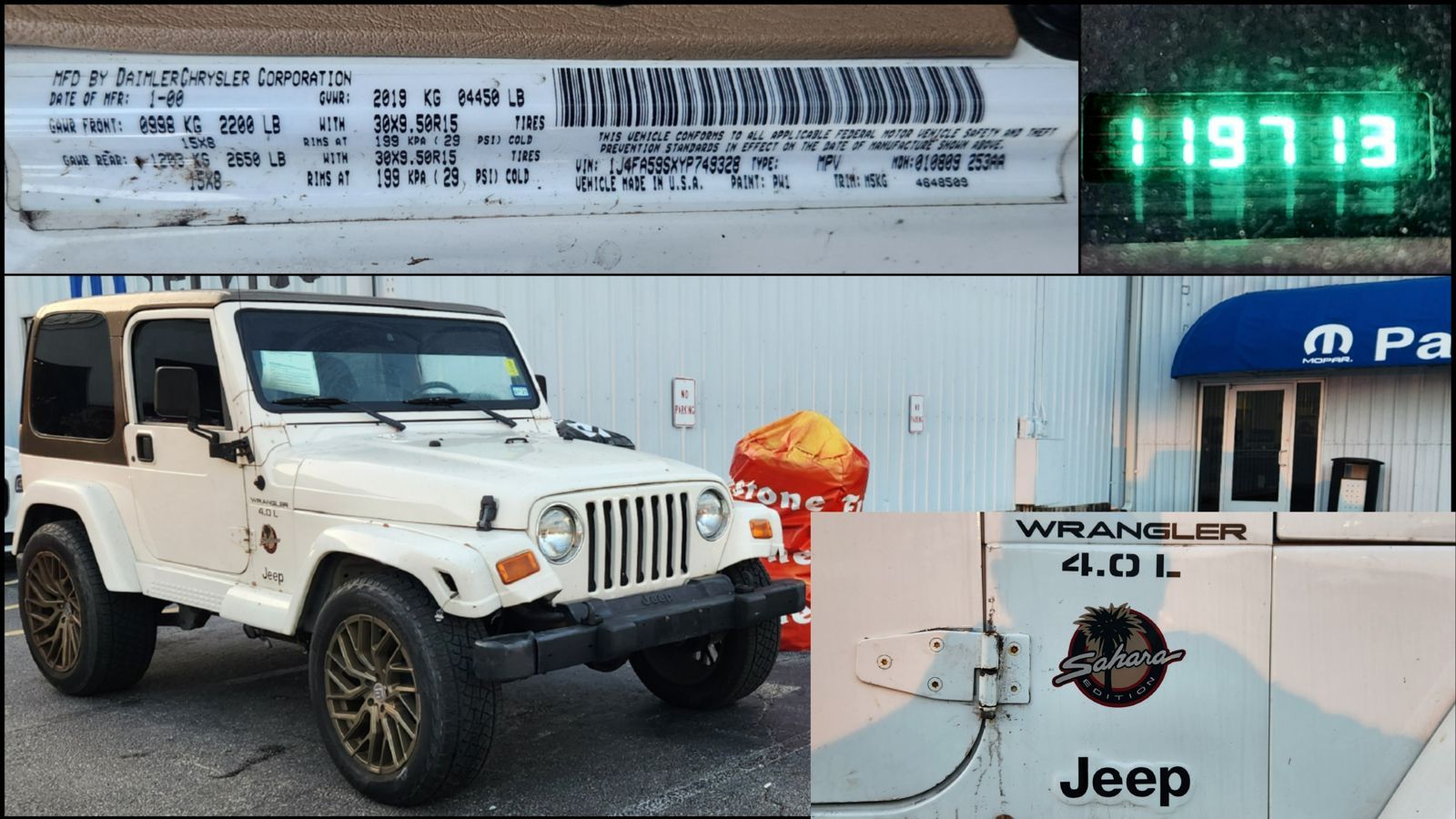 Used 2000 Jeep Wrangler