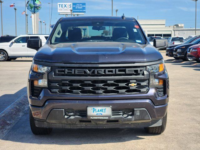 Used 2022 Chevrolet Silverado 1500 Custom with VIN 1GCPABEK4NZ604588 for sale in Humble, TX