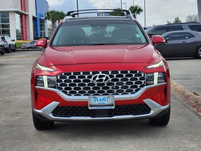 Used 2022 Hyundai Santa Fe Limited with VIN 5NMS44AL2NH468672 for sale in Humble, TX