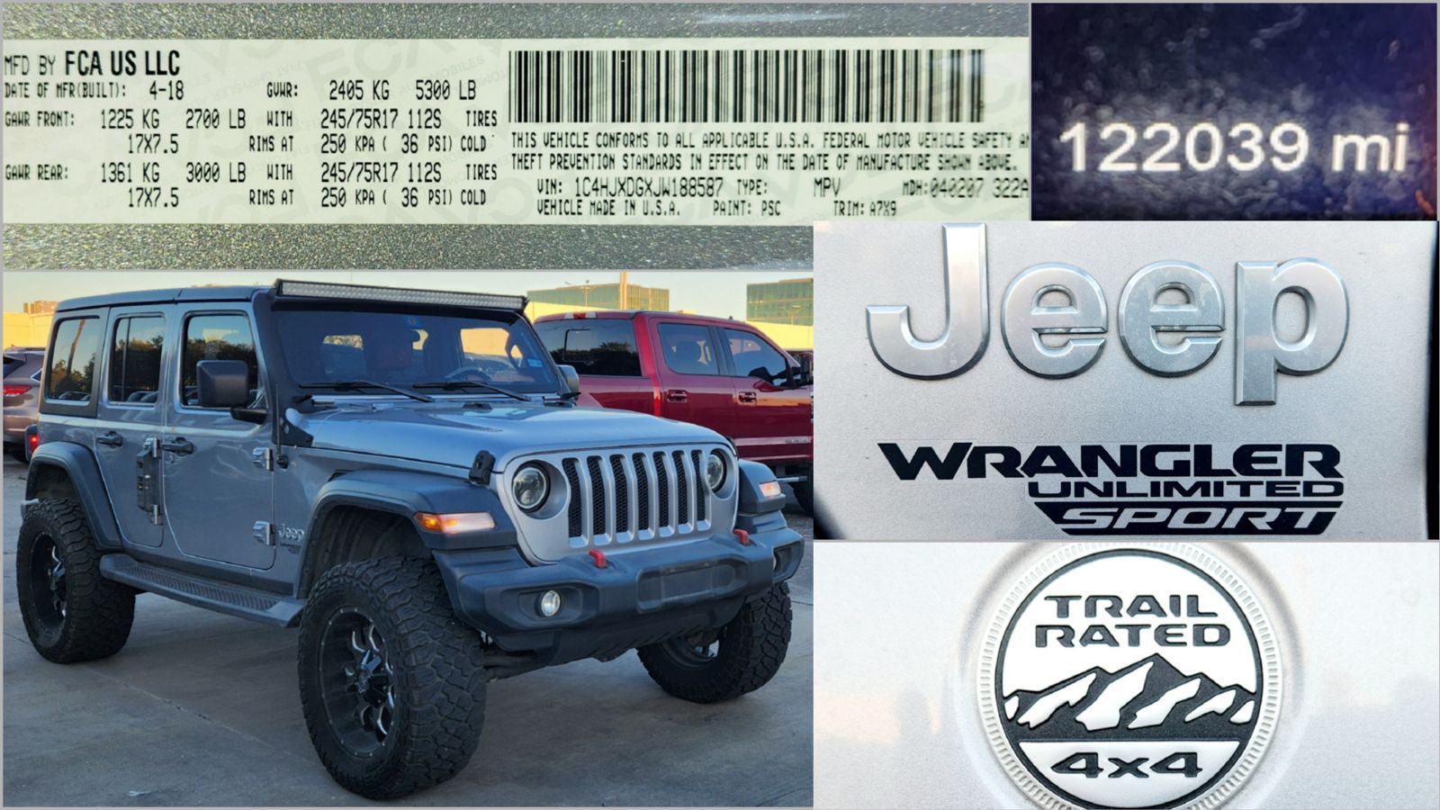 Used 2018 Jeep Wrangler Unlimited