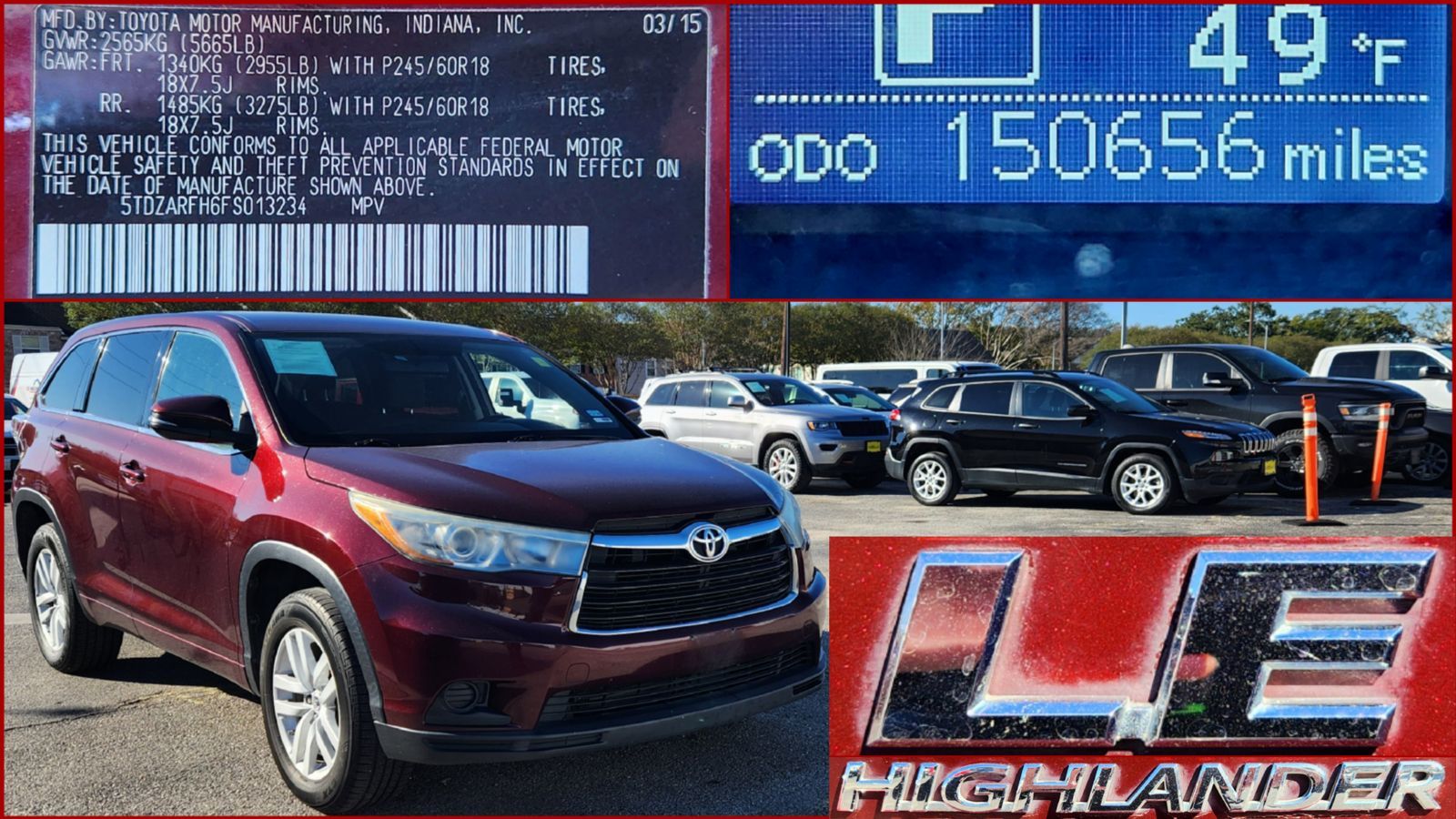 Used 2015 Toyota Highlander