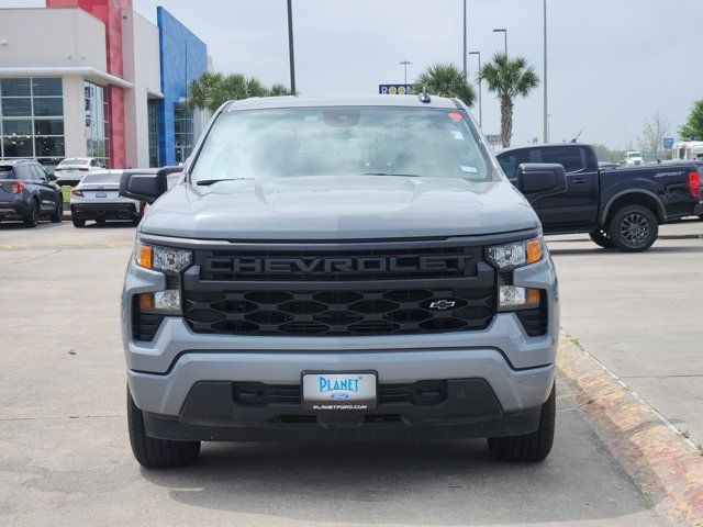 Used 2024 Chevrolet Silverado 1500 Custom with VIN 1GCPDBEK7RZ147126 for sale in Humble, TX