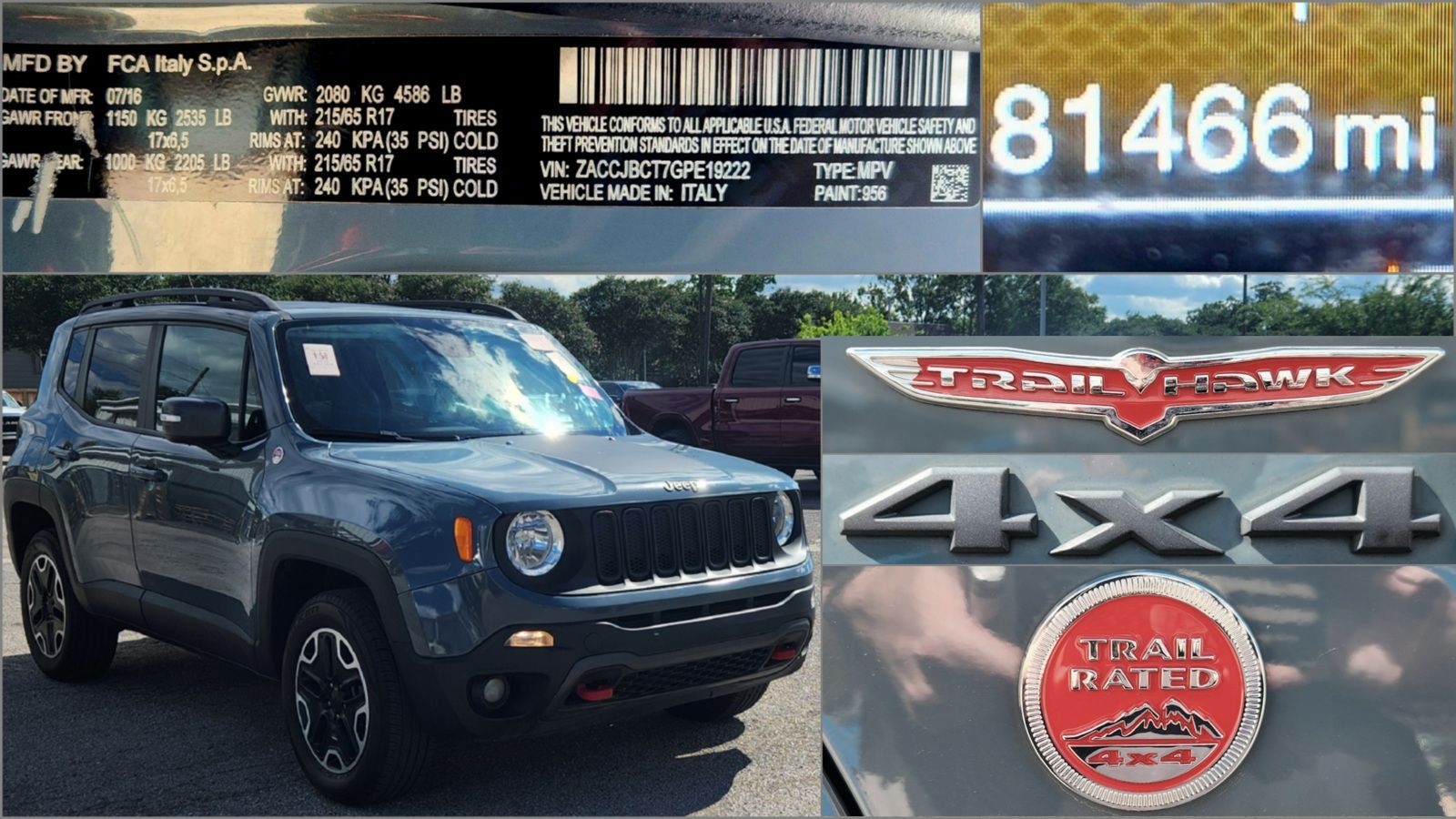 Used 2016 Jeep Renegade