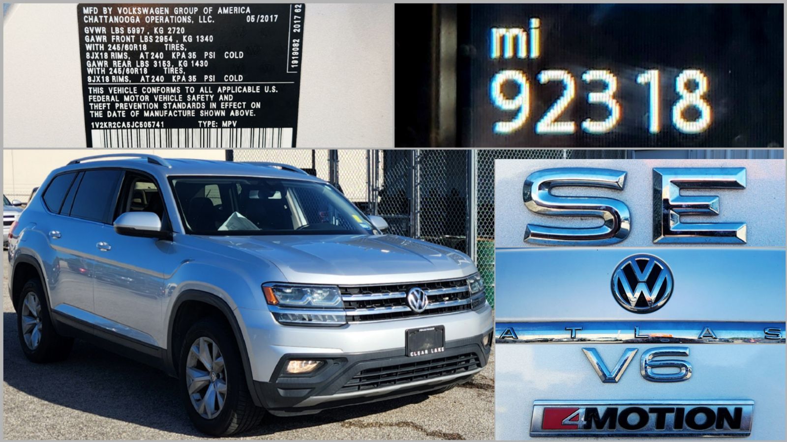 Used 2018 Volkswagen Atlas