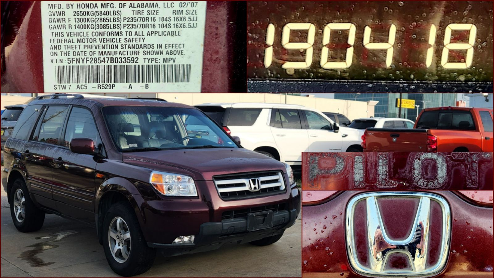 Used 2007 Honda Pilot