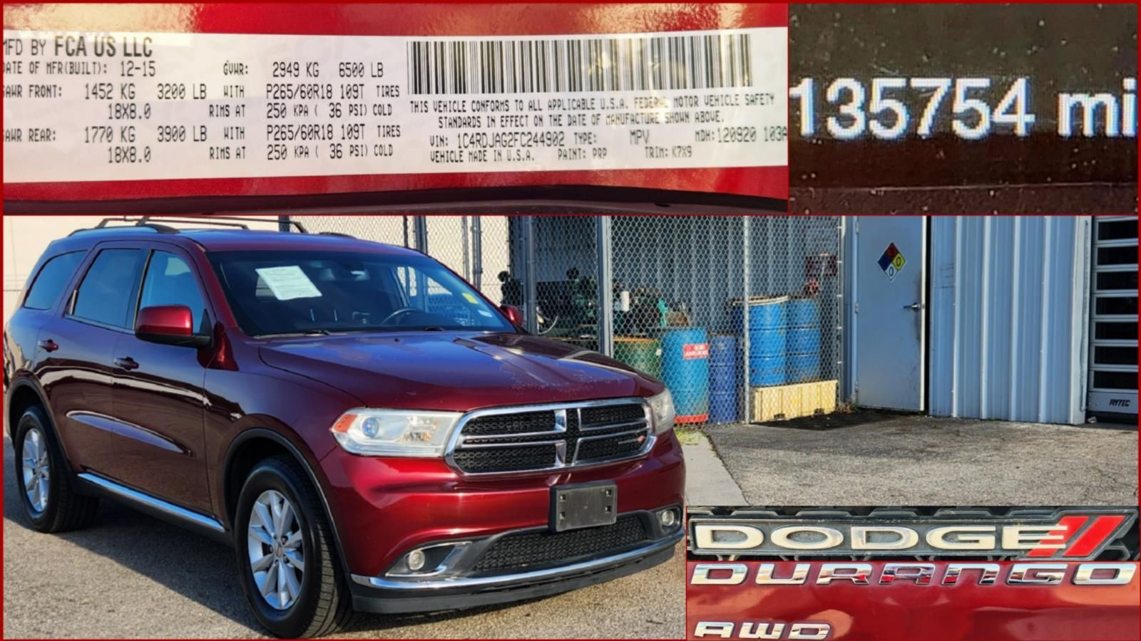 Used 2015 Dodge Durango