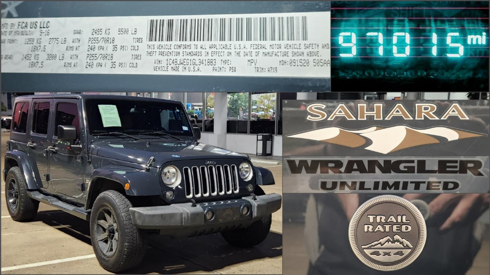Used 2016 Jeep Wrangler
