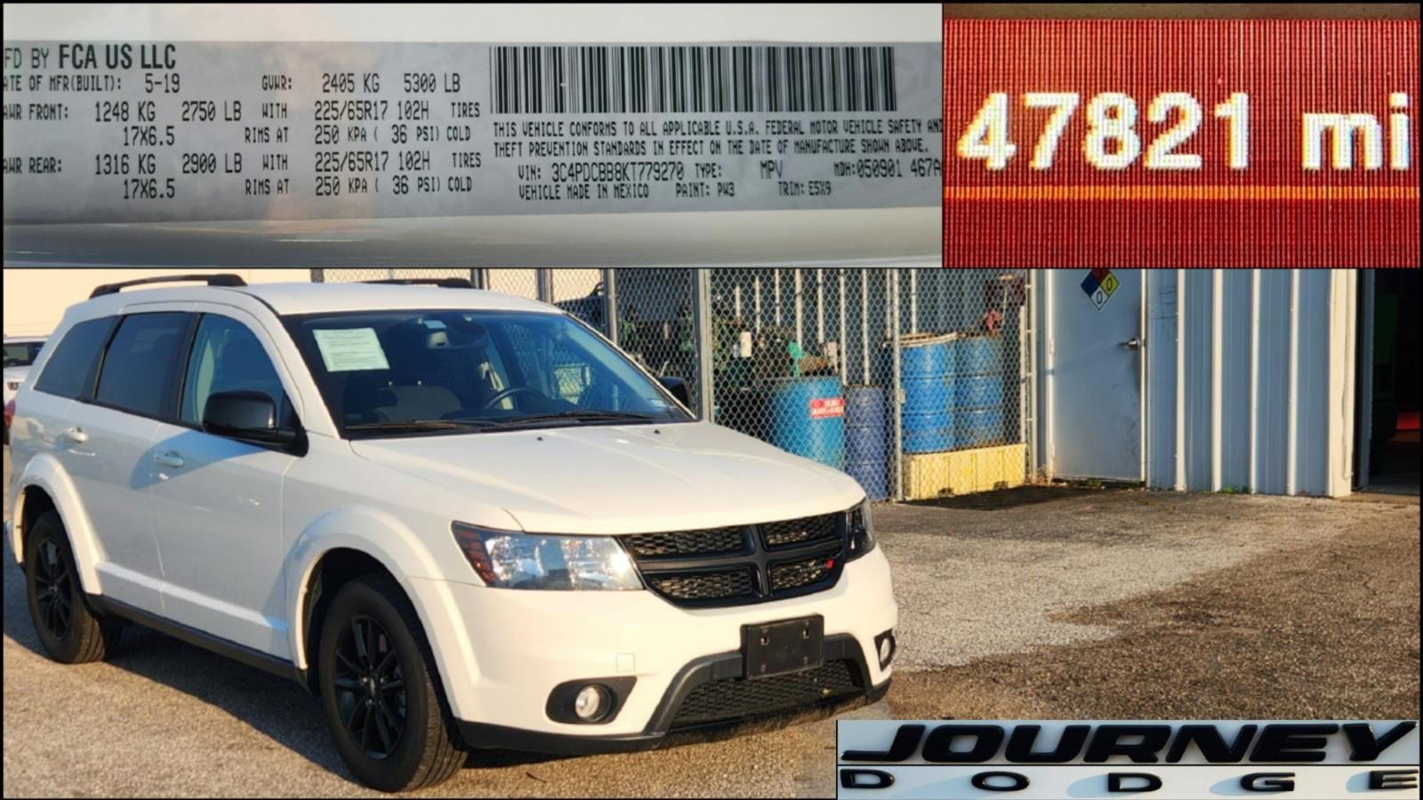 Used 2019 Dodge Journey