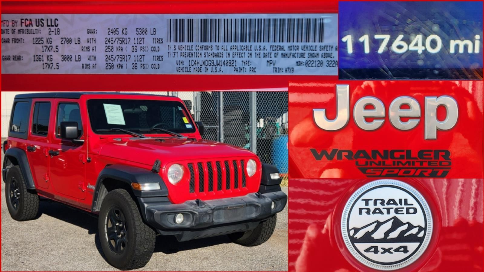 Used 2018 Jeep Wrangler