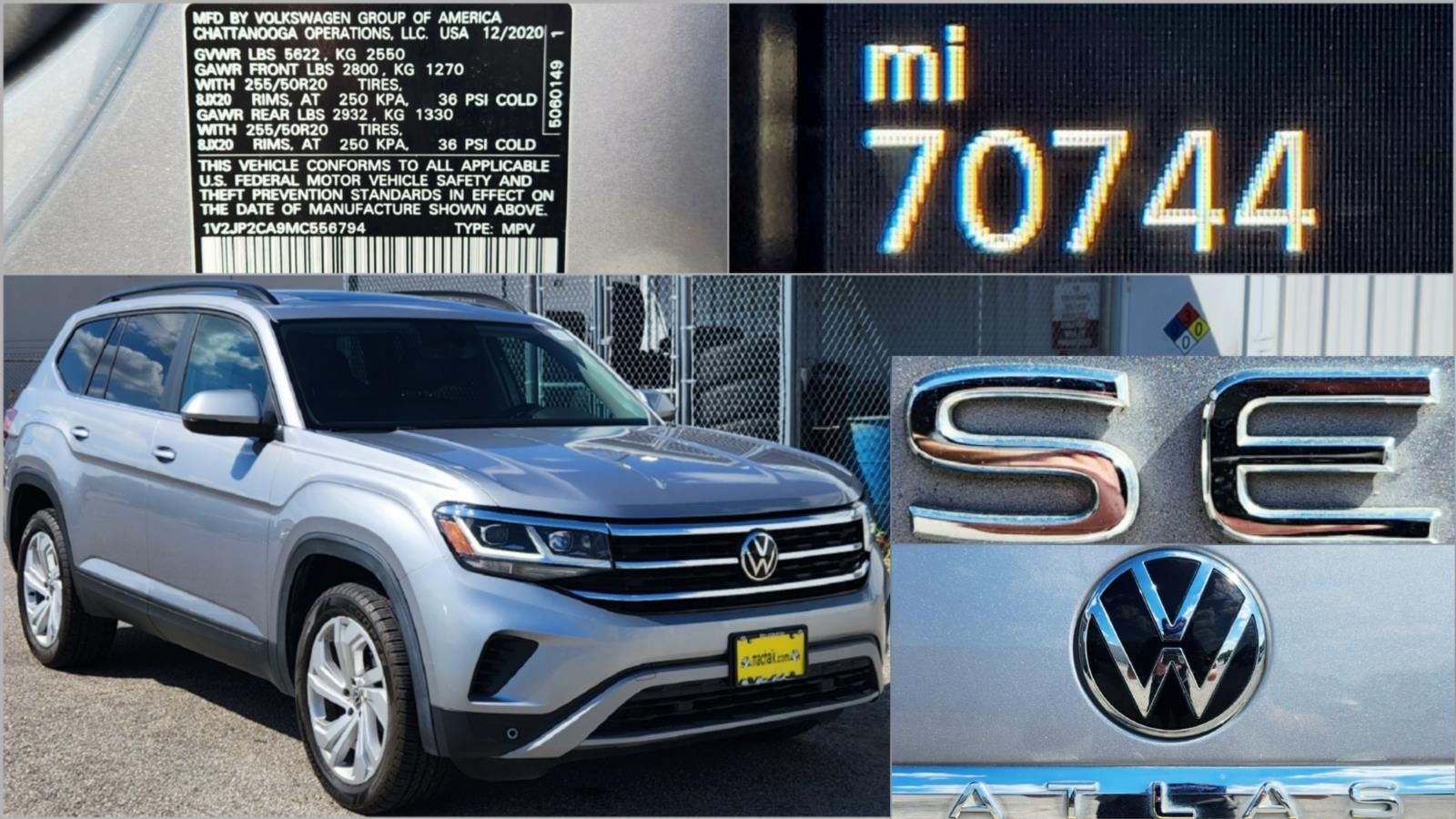 Used 2021 Volkswagen Atlas
