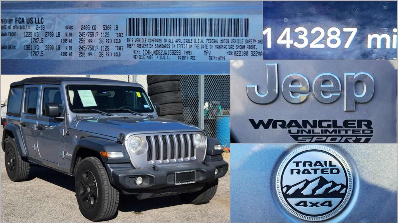 Used 2018 Jeep Wrangler