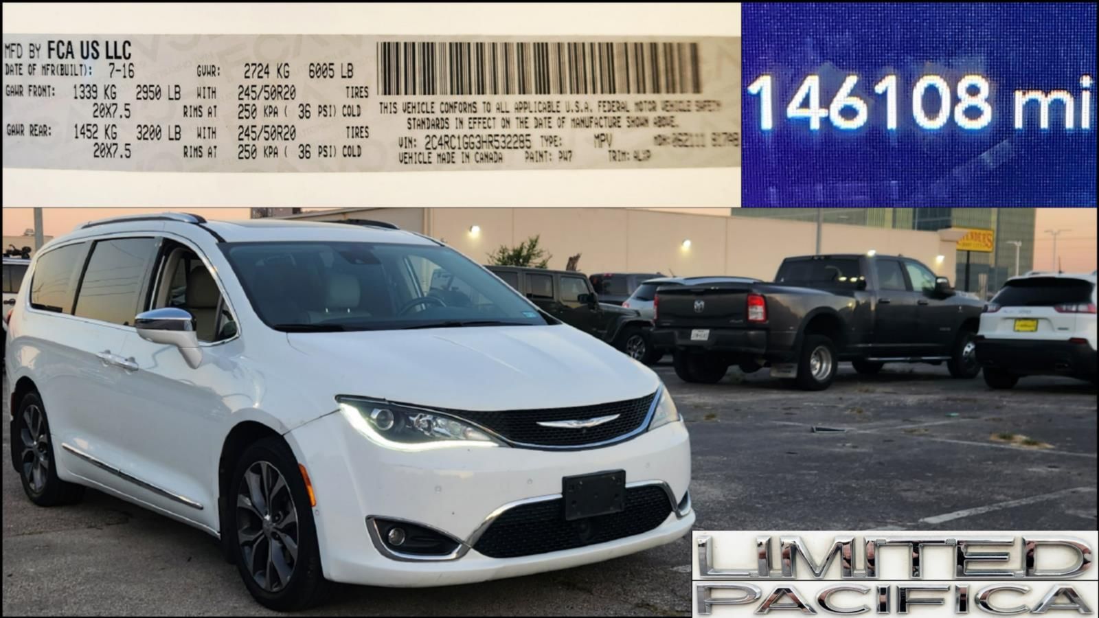 Used 2017 Chrysler Pacifica