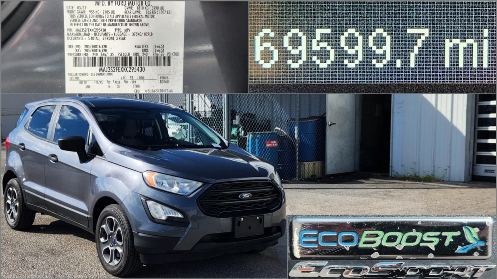 Used 2019 Ford ECO-SPORT