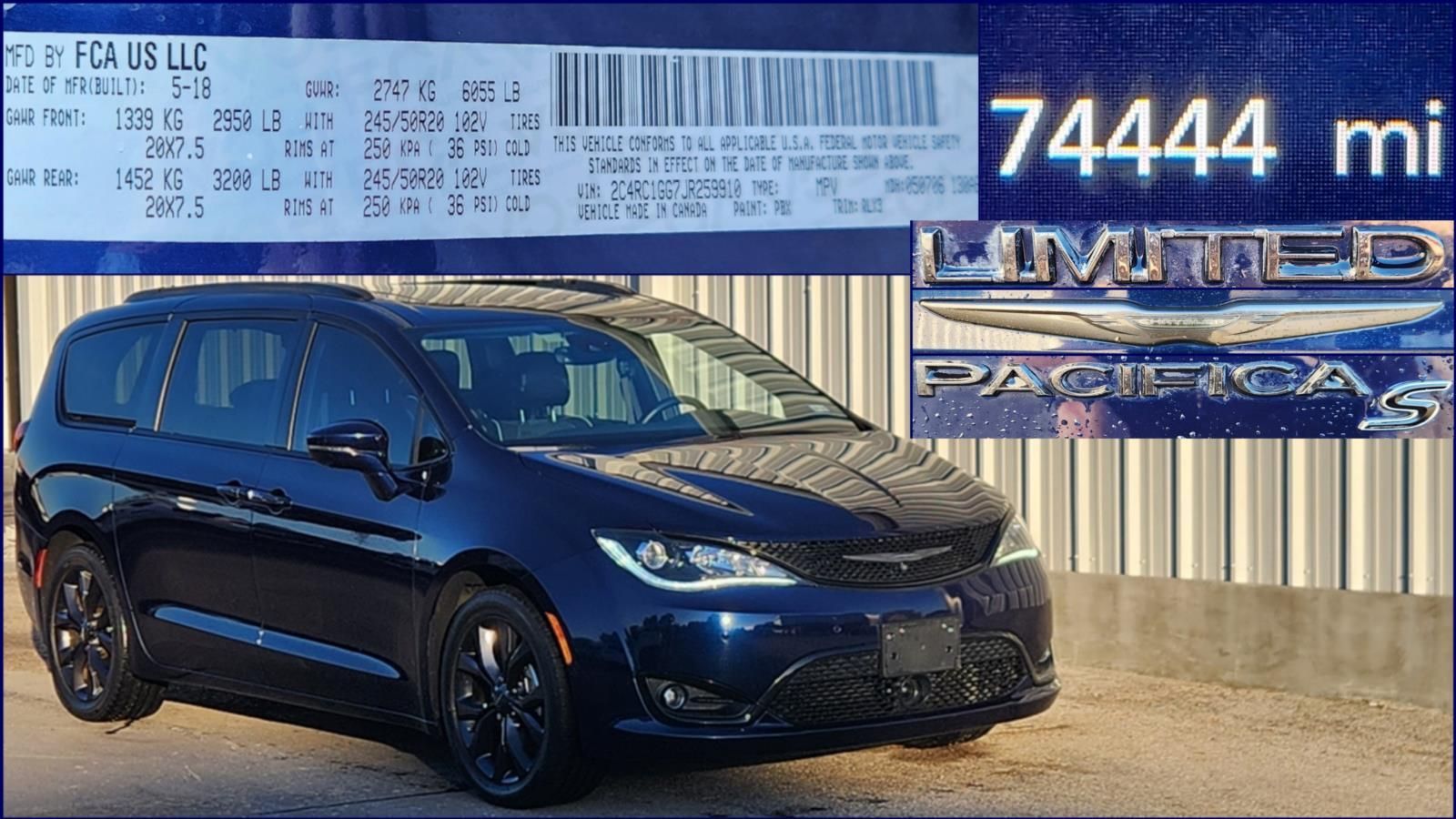 Used 2018 Chrysler Pacifica