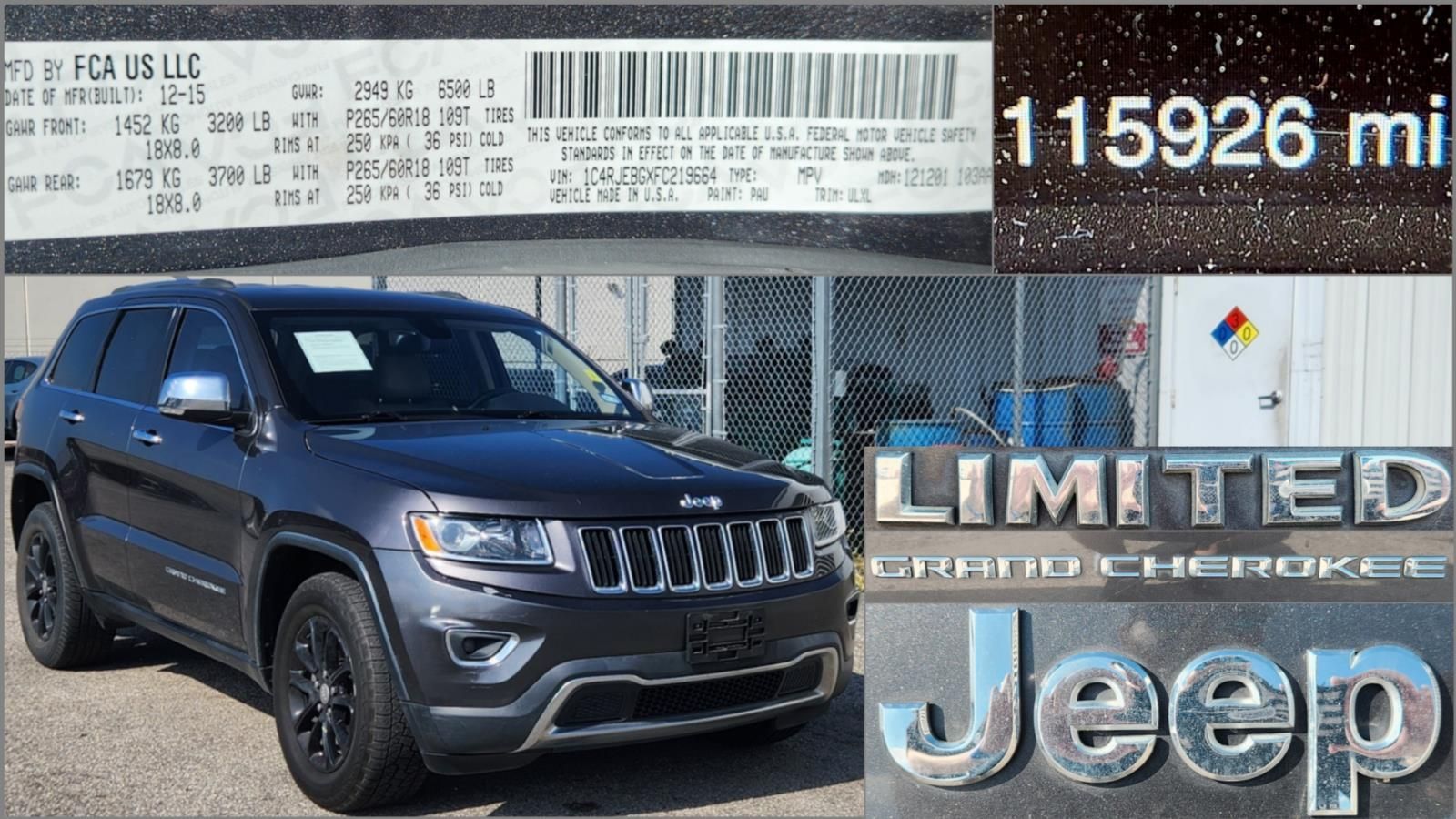 Used 2015 Jeep Grand Cherokee