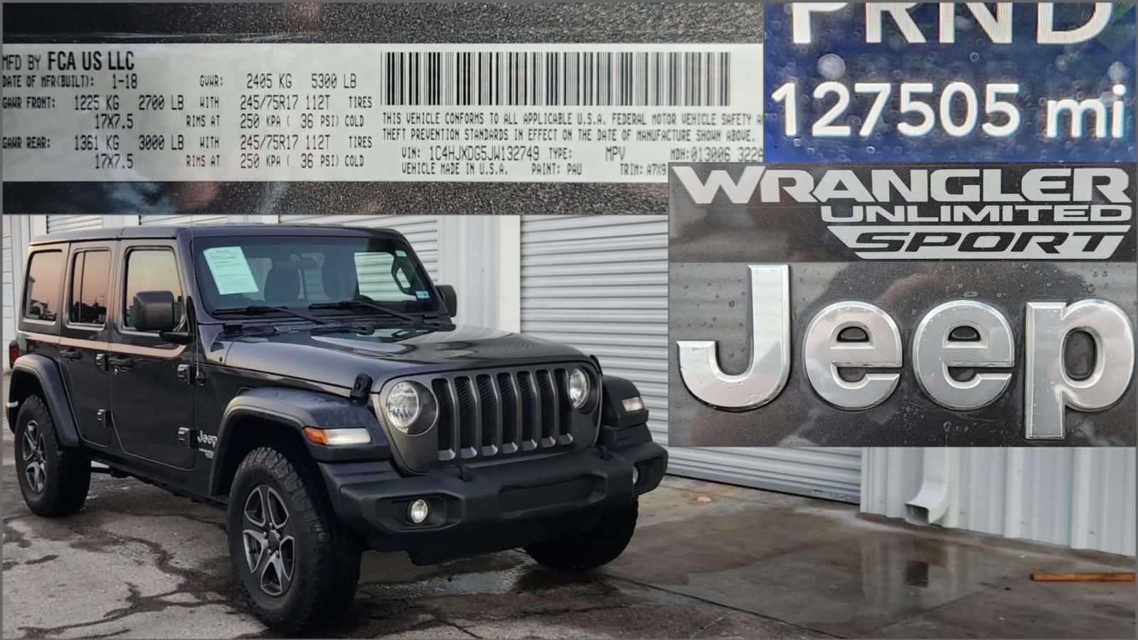 Used 2018 Jeep Wrangler