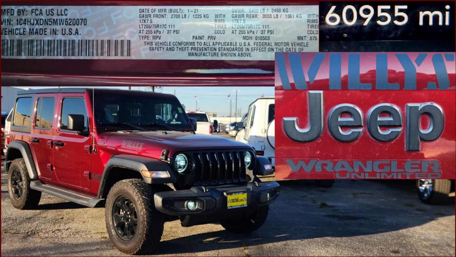 Used 2021 Jeep Wrangler