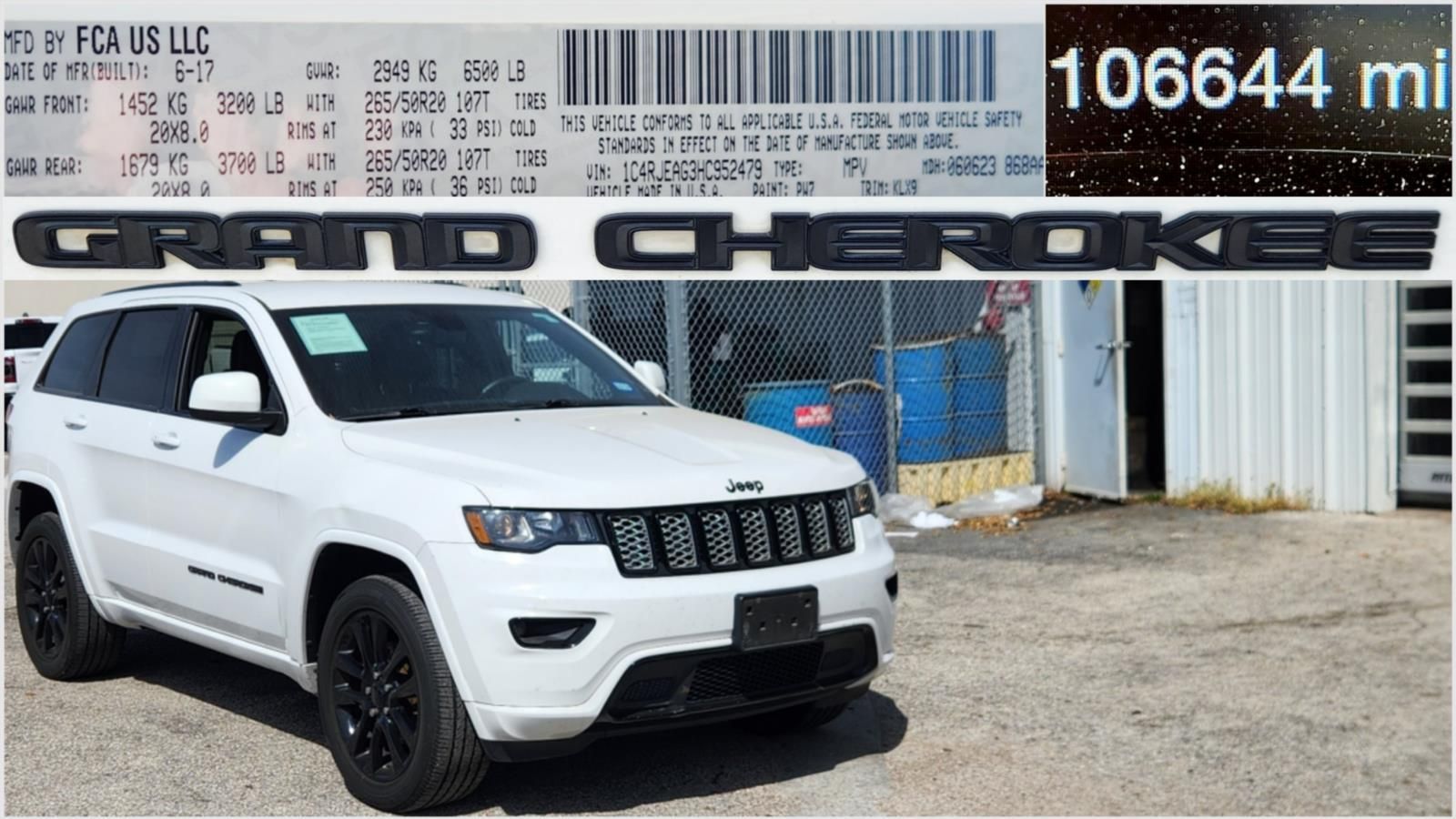 Used 2017 Jeep Grand Cherokee