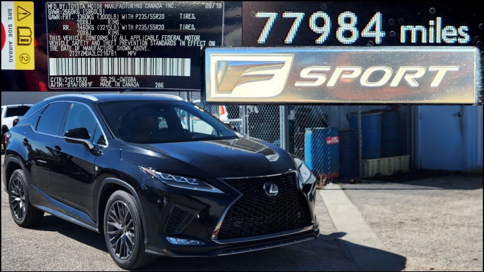 Used 2020 Lexus RX