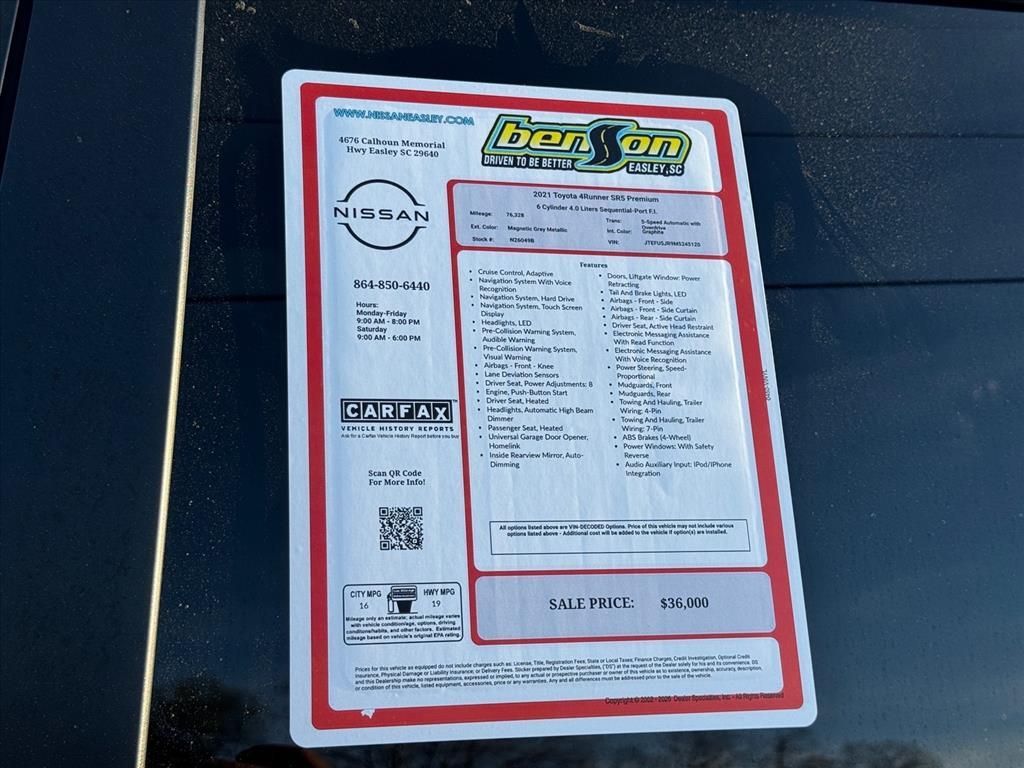 Used 2021 Toyota 4Runner