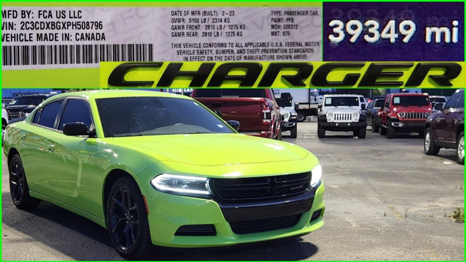 Used 2023 Dodge Charger
