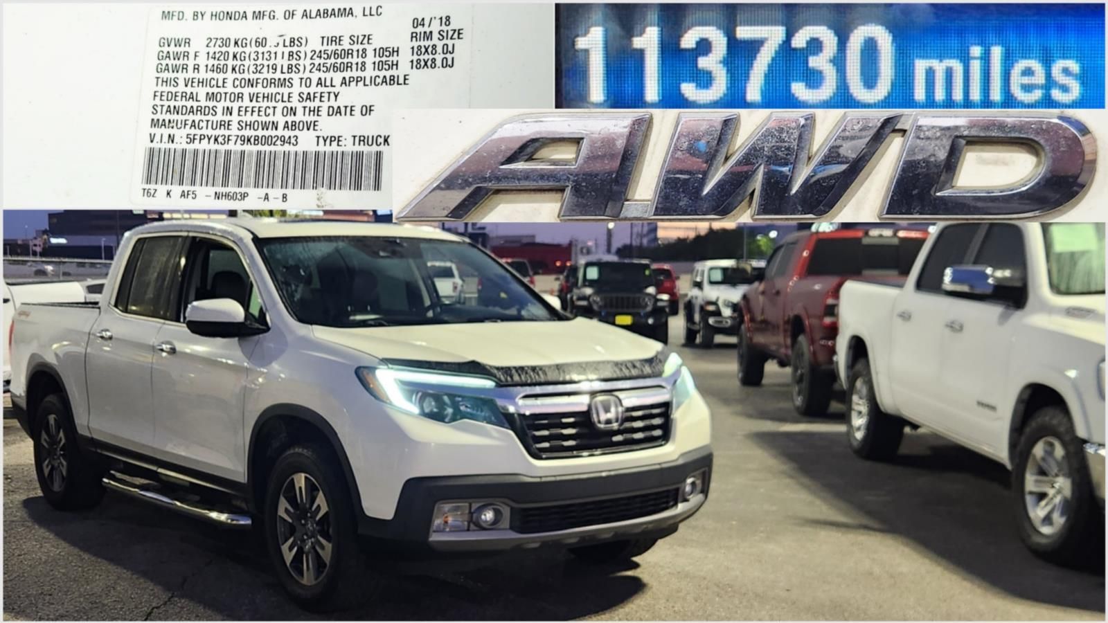 Used 2019 Honda Ridgeline