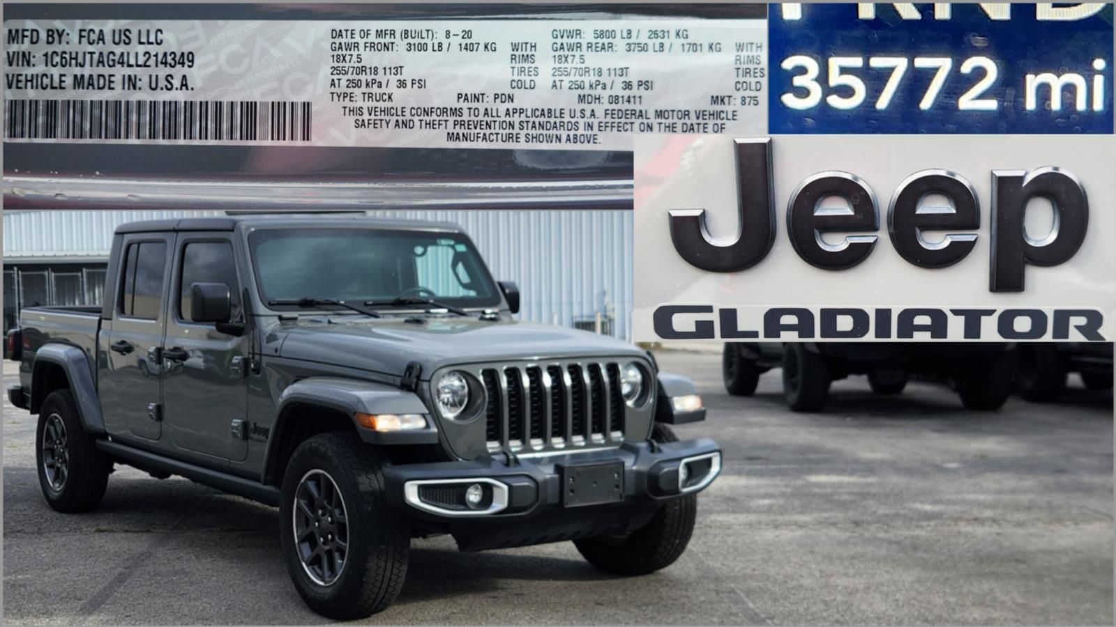 Used 2020 Jeep Gladiator