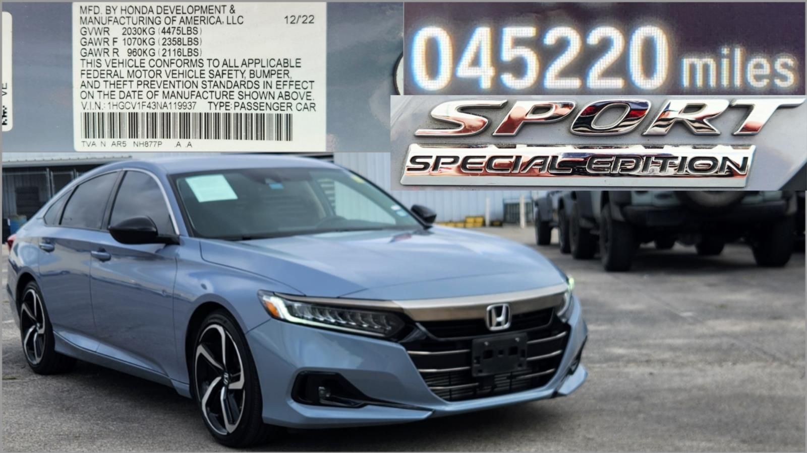 Used 2022 Honda Accord
