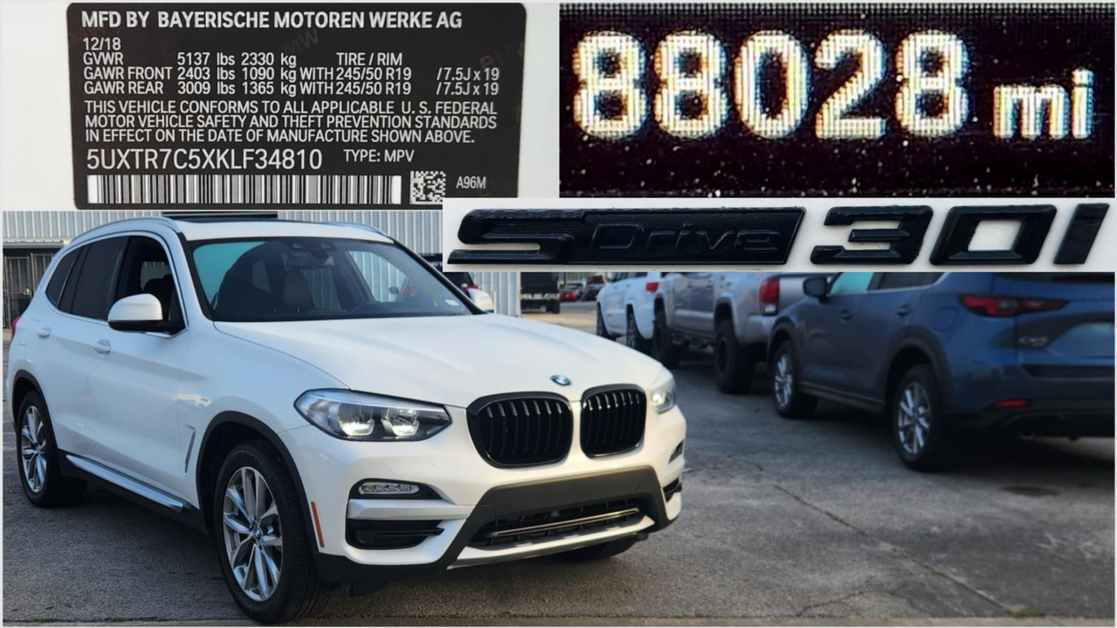 Used 2019 BMW X3