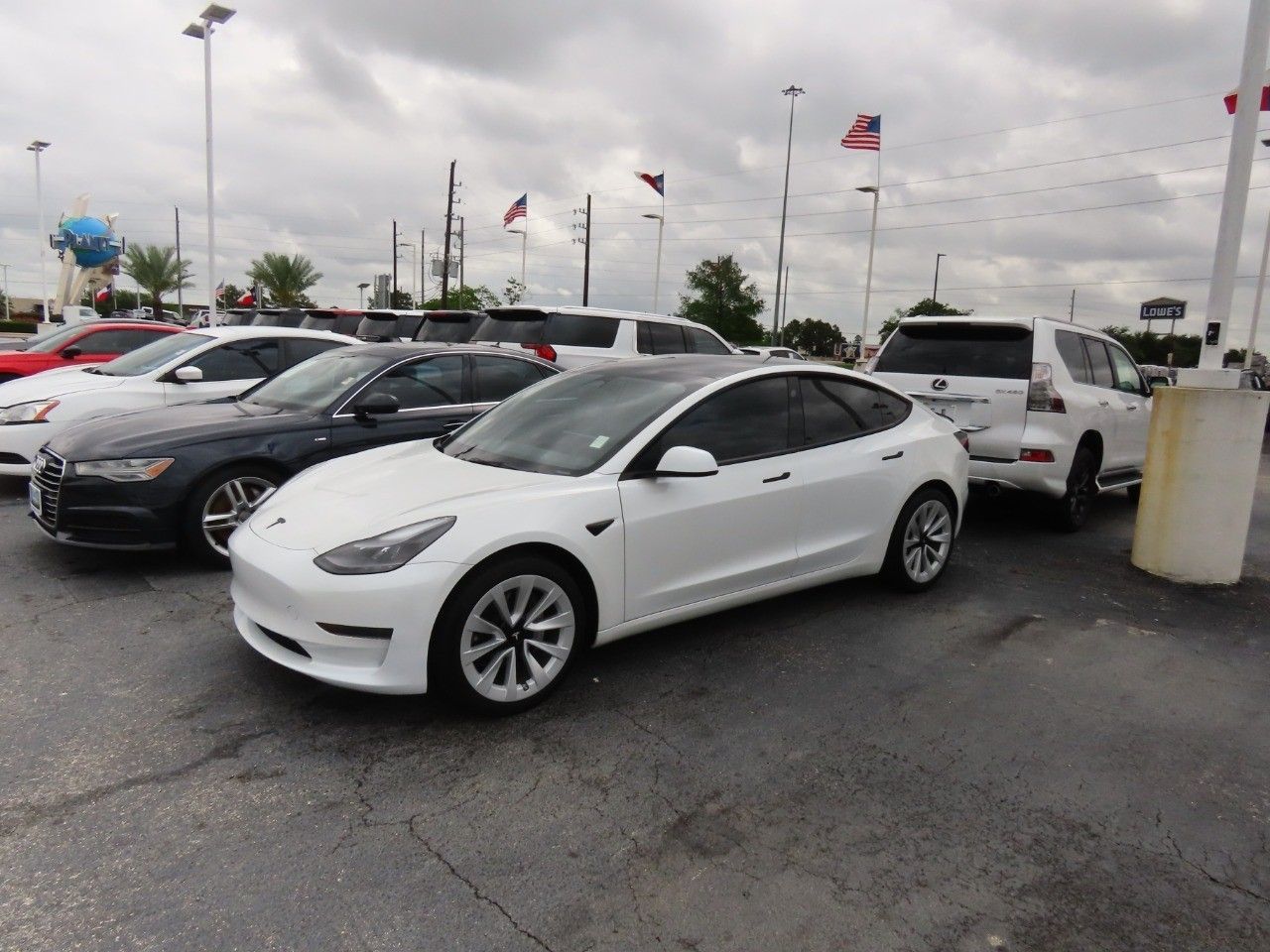 Used 2023 Tesla Model 3 Base with VIN 5YJ3E1EA9PF615681 for sale in Spring, TX