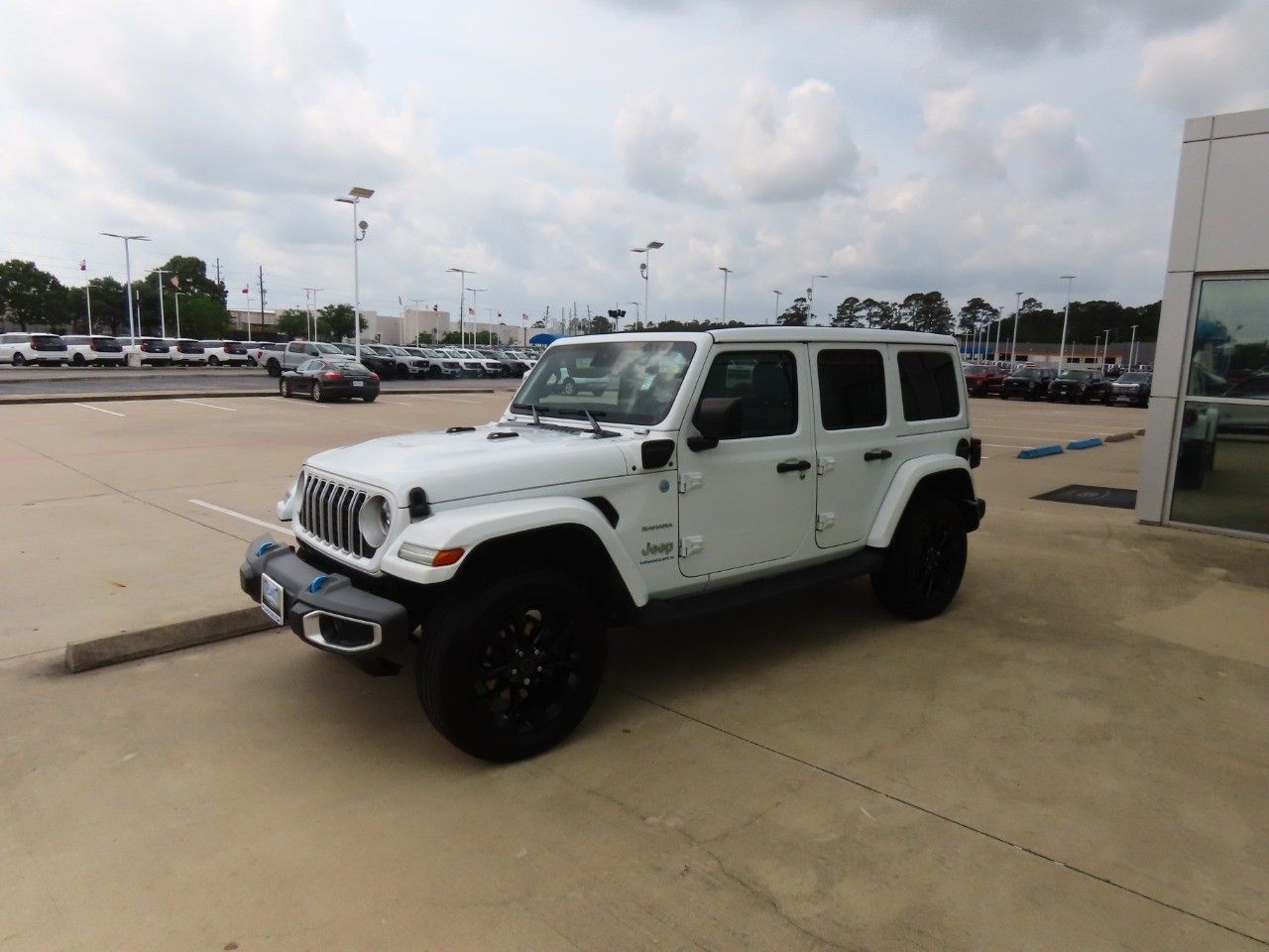 Used 2024 Jeep Wrangler 4xe Sahara 4XE with VIN 1C4RJXP67RW132030 for sale in Spring, TX