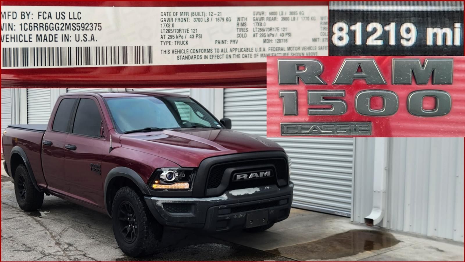 Used 2021 Ram 1500