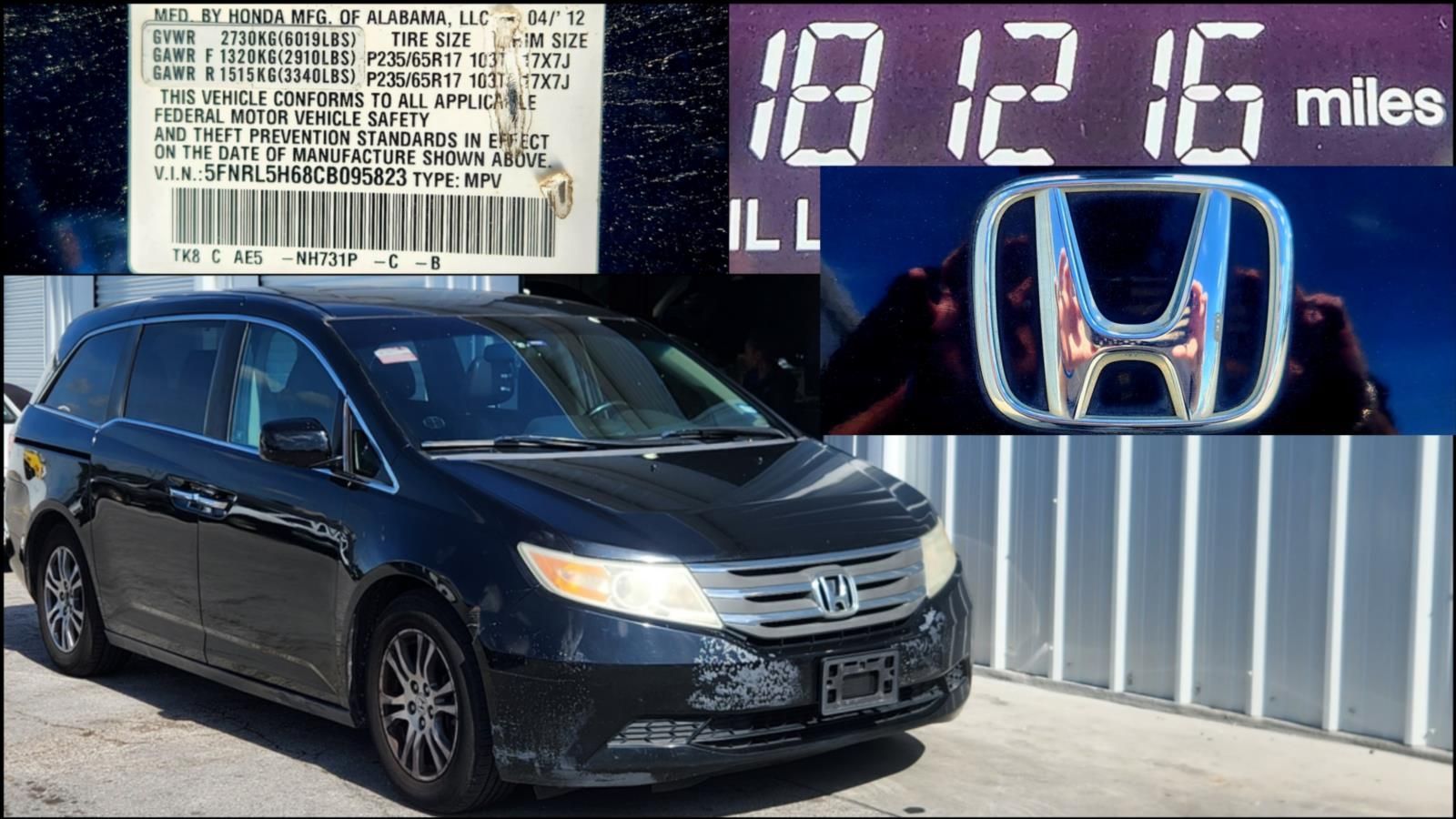Used 2012 Honda Odyssey