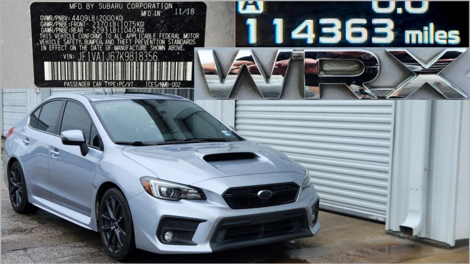 Used 2019 Subaru WRX