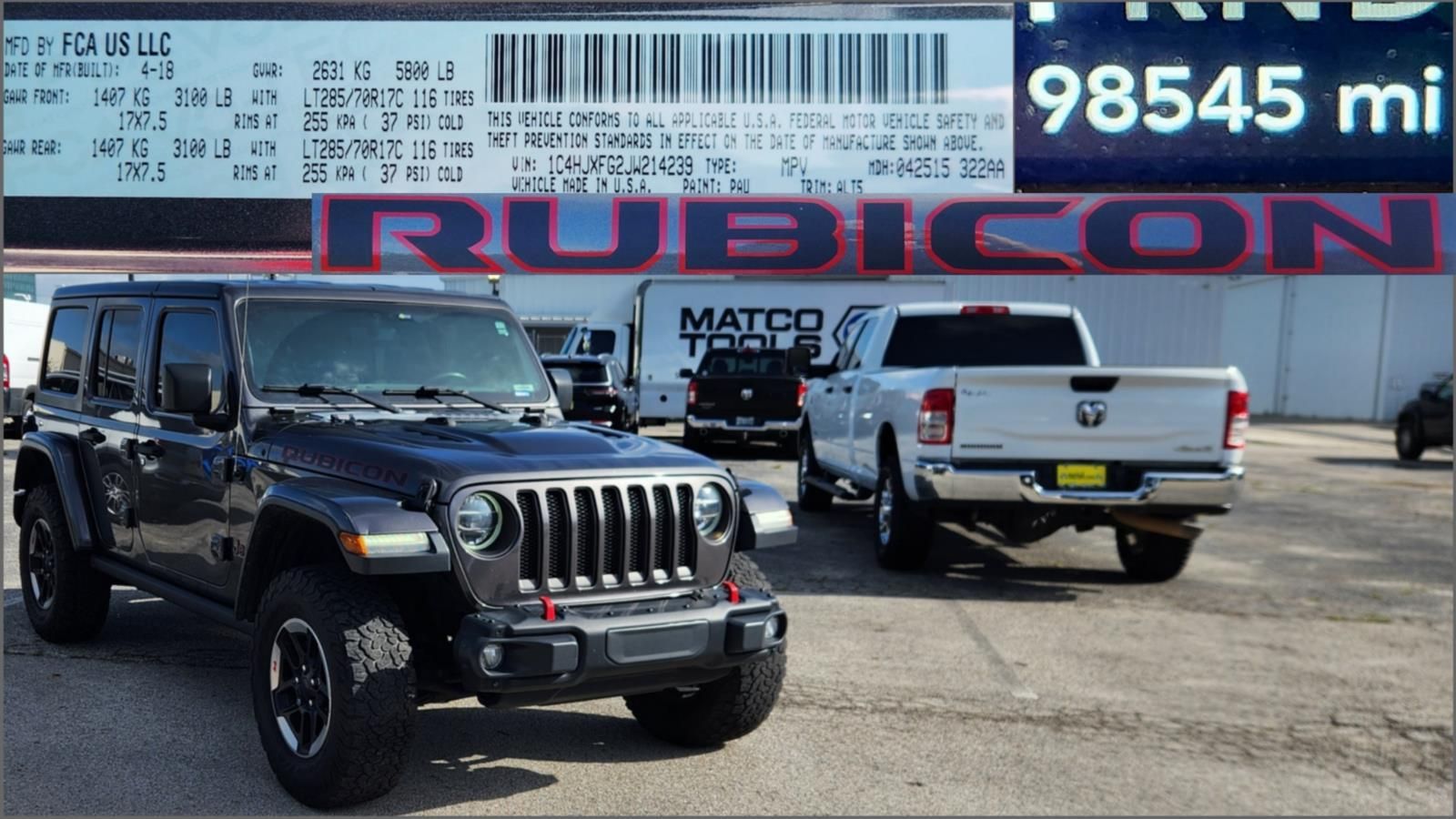 Used 2018 Jeep Wrangler