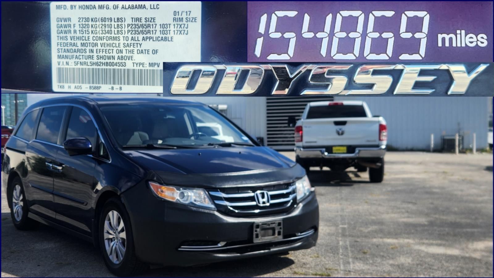 Used 2017 Honda Odyssey