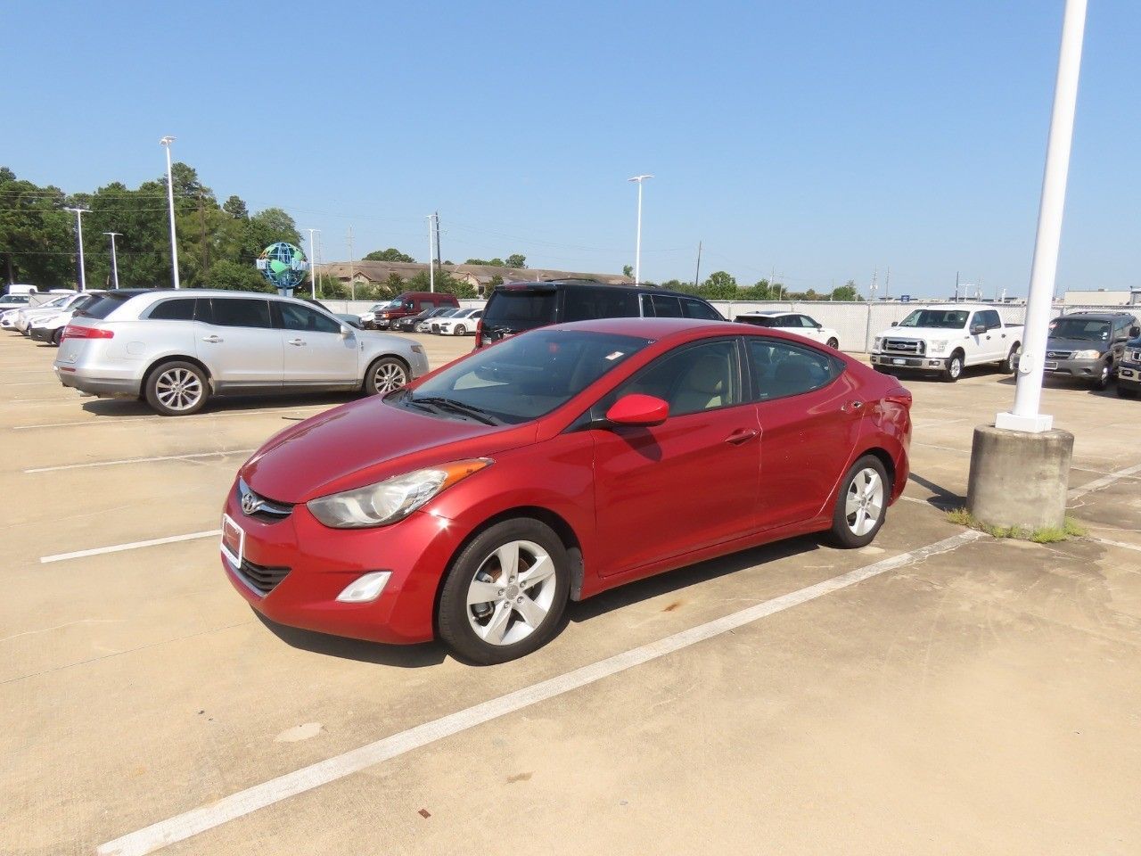 Used 2013 Hyundai Elantra GLS with VIN KMHDH4AE2DU524675 for sale in Spring, TX