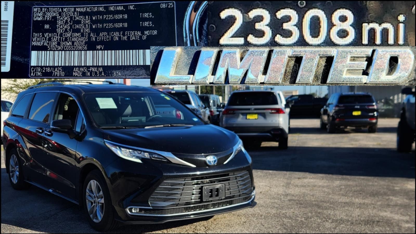 Used 2025 Toyota Sienna